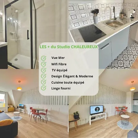 Sea View Studio, Fully-equipped, Tv & Wifi דירה